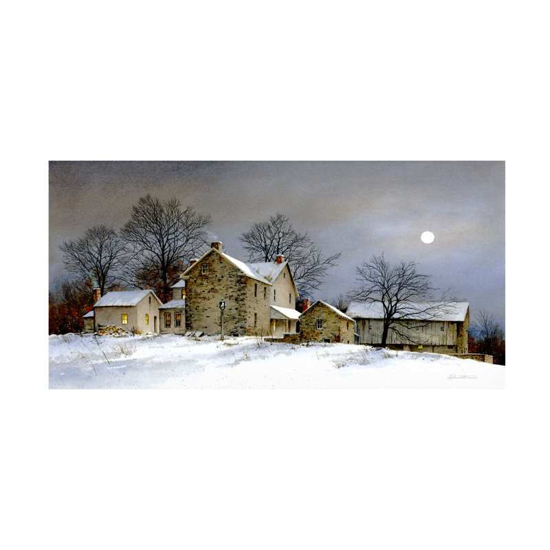 Art sur toile Ray Hendershot MOONGLOW, H 10 po x l 19 po