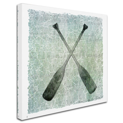 «Life is Better at the Lake Oars 2», impression sur toile tendue
