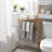 Lobel Bamboo Solid Wood Floating Shelf with Towel Bar