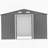 10X8 FT Outdoor Storage Shed,  Metal Foundation & Lockable Doors, Tool Shed For Garden, Patio, Backyard, Lawn-121491837-121491831