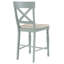 Chaise de comptoir en bois massif Darcy-1233202666