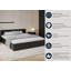 Como European Kingsize 160 x 200 cm Platform Bed Frame with Slats-395101005