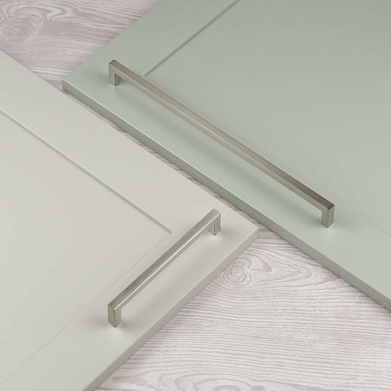 160Mm Satin Nickel Square Handle, 160mm