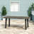Rectangular Metal Outdoor Dining Table , 68.75'' in. W 34'' in. D