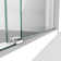 Enigma-Z 56" W x 76"H Single Sliding Frameless Shower Door with Clearmax™ Technology