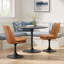 Chaise pivotante en cuir Lippa-105239651-105239649