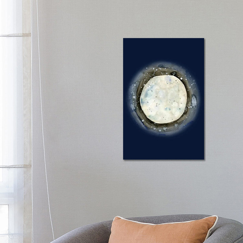 Moon by Sara Franklin - Wrapped Canvas Print, 66.04 cm H x 45.72 cm W x 1.91 cm D