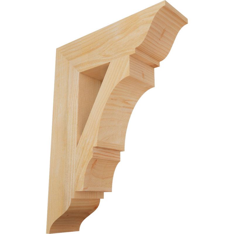 Support traditionnel Balboa, Sapin Douglas scié brut, L 6 po x P 22 po x H 30 po