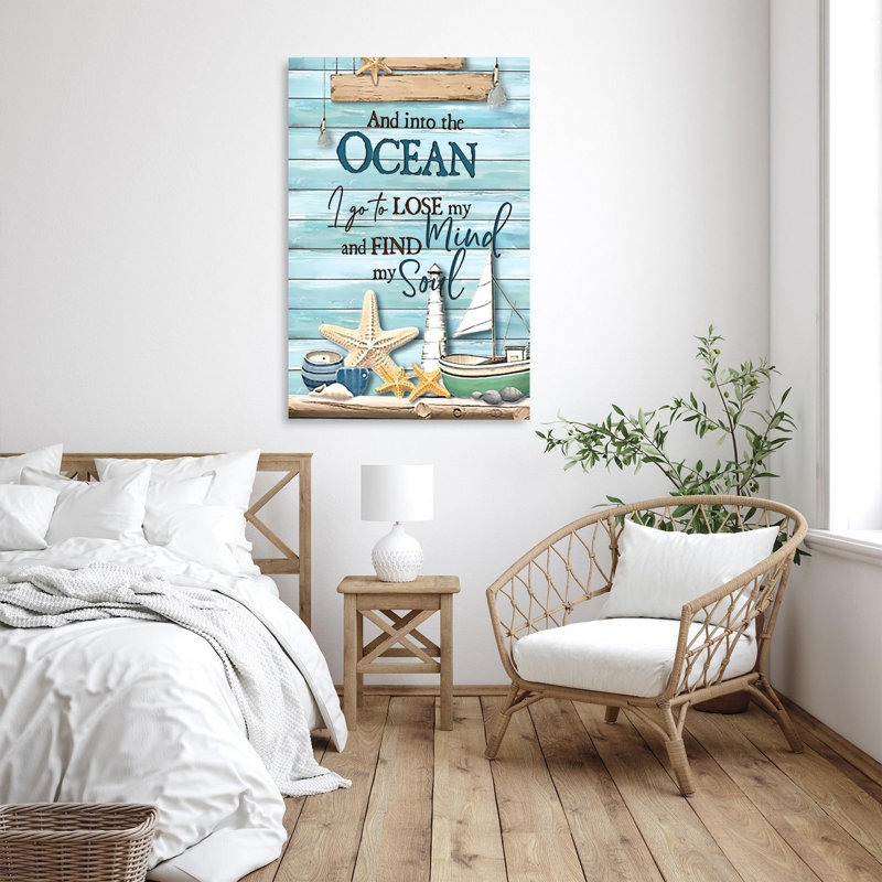 «Adiela And Into The Ocean I Go On», impression sur toile, H 36 po x l 24 po x P 1,25 po