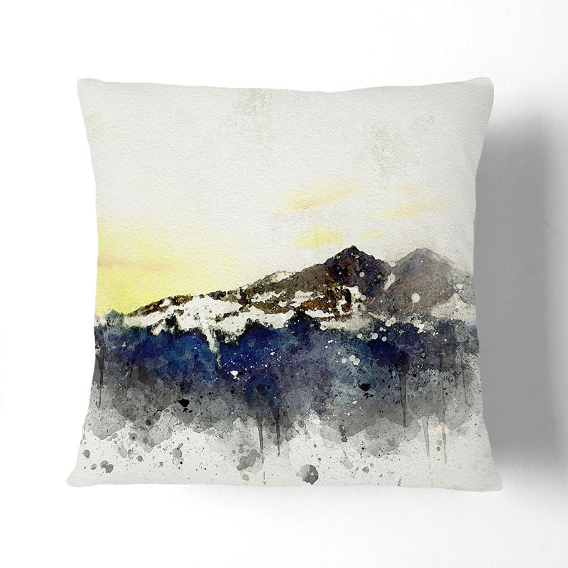 Square Cushion, 40cm H x 40cm W x 15cm D, White
