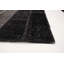 Tapis unique en laine noué à la main noir et gris des années 1990 de 8 pi 2 po x 11 pi 11 po Andon