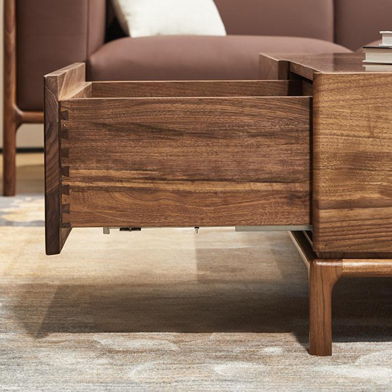 Table basse en bois massif