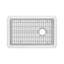 Whitehaus Collection Undermount Single Bowl Fireclay Kitchen Sink with Stainless Steel Grid-704333027
