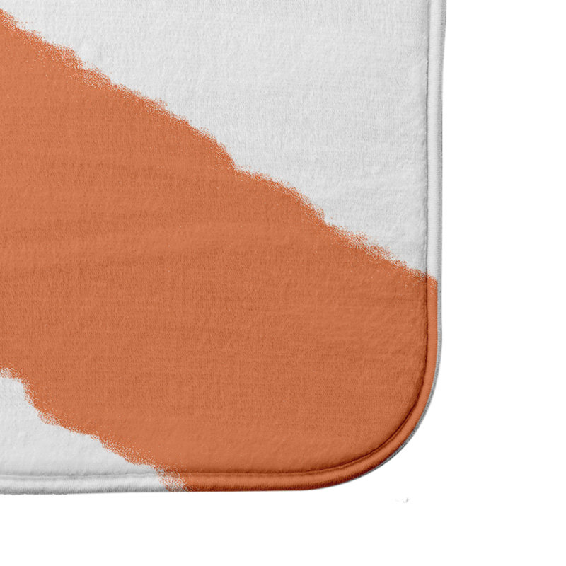 Tapis de bain Scarlett, l 34 po x L 21 po, Orange