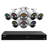 Lorex Fusion 4K 8.0-MP 16-Camera-Capable (8 Wired, 8 Fusion Wi-Fi) 4-TB NVR System with 8 IP Smart-Deterrence Bullet Cameras, N864A64B-8AB8