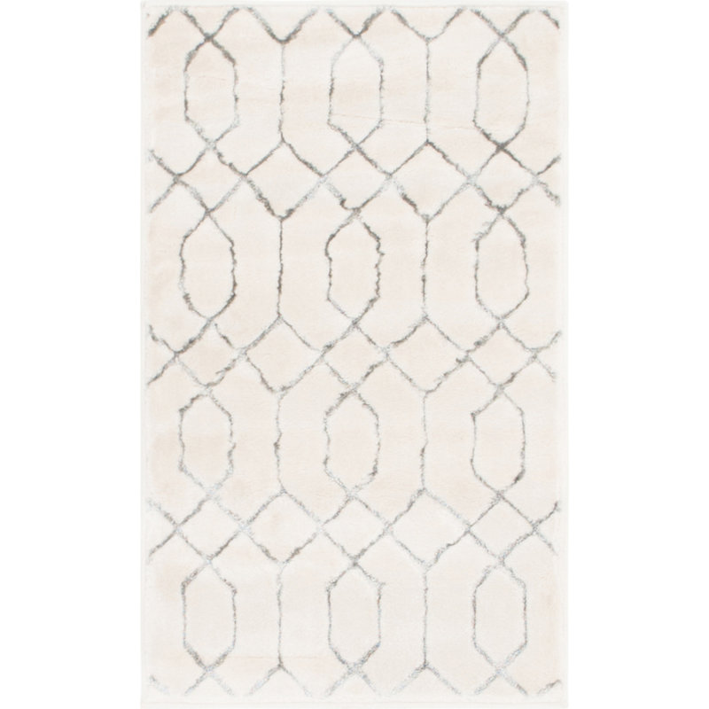 Geometric Area Rug, Rectangle 61 x 91cm