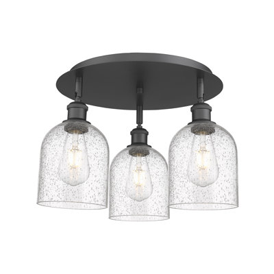 Odaniel Glass Semi Flush Mount