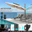 Parasol extérieur rectangulaire en porte-à-faux à DEL 128 po x 104 po avec base Easy-mobile | Mobilité d'une personne-676962560-676962563