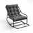 Gray Cushion/Black Frame