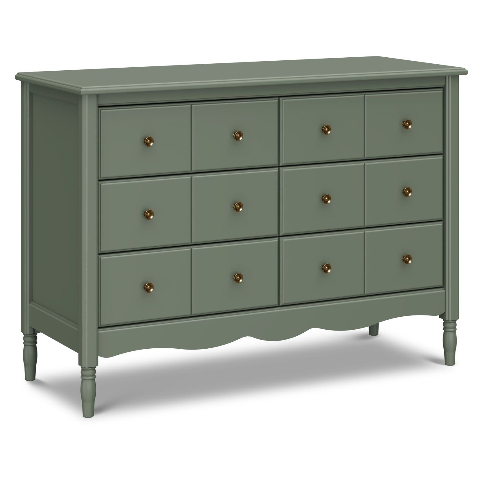 Liberty 6-Drawer Double Dresser, Juniper