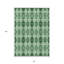 Tapis intérieur / extérieur marocain émeraude et vert 8 pi x 10 pi