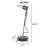 Universal 22" Industrial Plastic Cover Pressure Washer Surface Cleaner For Hot And Cold Water Machines, 3/8" Quick Connection, Recommended Min 3450 PSI Up To Max Of 4500 PSI, Black