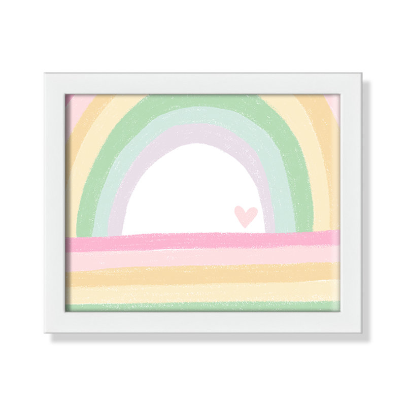 Décoration murale pour enfants, H 9 po x l 11 po x P 1,19 po, Encadré de boîte blanc
