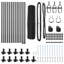 Hexagon Fence Grey Steel-659016234