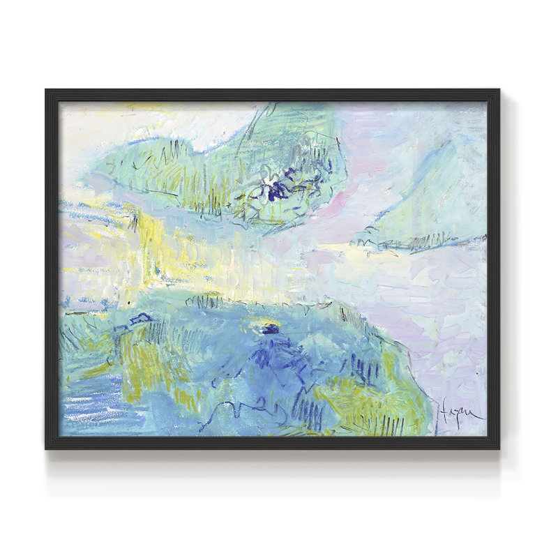 «Smooth Sailing in the Heartland», impression encadrée, H 22 po x l 28 po, Noir, noir, noir, noir