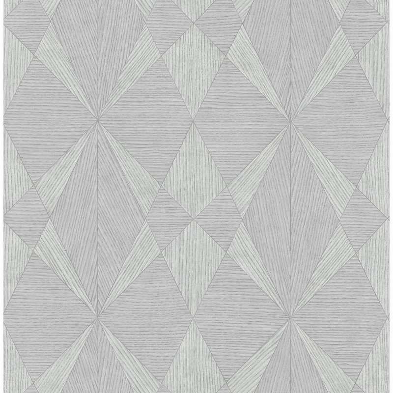 Rouleau de papier peint L 33 pi x l 20,5 po , Argent argent