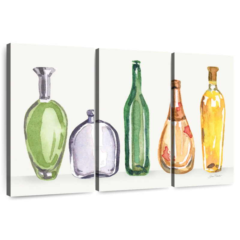 Bouteilles en verre Yarlin, H 36 po x l 57 po