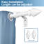 Tringle à rideaux simple Varennes-246122283-246122284