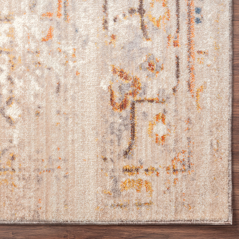 Mager Area Rug in Ivory/Beige, Runner 2'6" x 10'