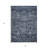 HomeRoots 3' X 5' Navy Blue And Sky Blue Oriental Washable Indoor Outdoor Area Rug