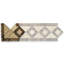 4 in. x 4 in. Marble Tile