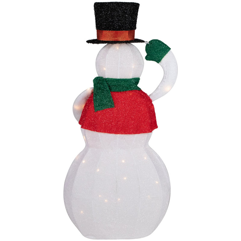 Figurine bonhomme de neige éclairée