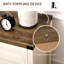 Buffet Farmhouse avec 2 portes de grange et armoire de rangement pour le salon-1310149508