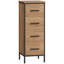 Manufactured Wood,Steel Freestanding Bathroom Cabinet