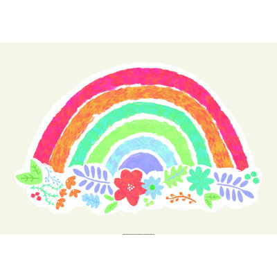 Floral Rainbow - Painting Print