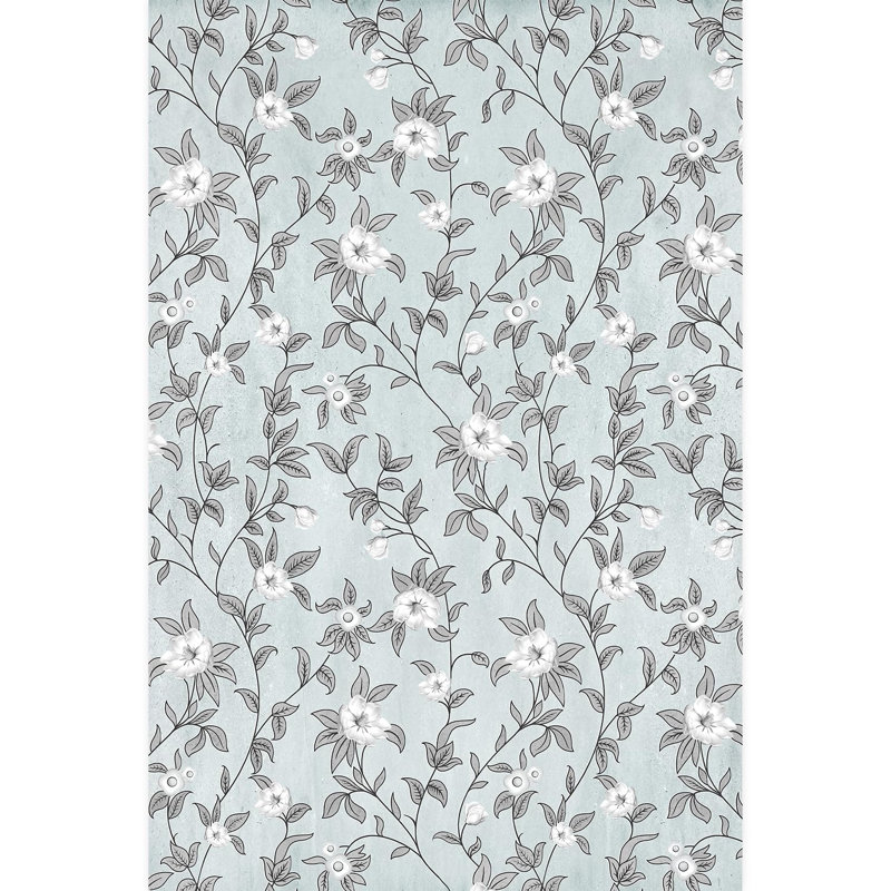 Bordure florale pelez et collez, L 72 po x l 48 po