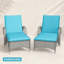 Ensemble de coussins de chaise longue, ensemble de 2 coussins de salon pliables