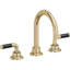 Descanso 8" Widespread Lavatory Faucet with Carbon Fiber Handle and Completely Finished ZeroDrain-1350446948