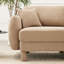 Tissu modulaire Boucle, modulaire 3, amovible, couleur café, modulaire 3 courbée avec pieds cylindriques et coussins moelleux-1625693985