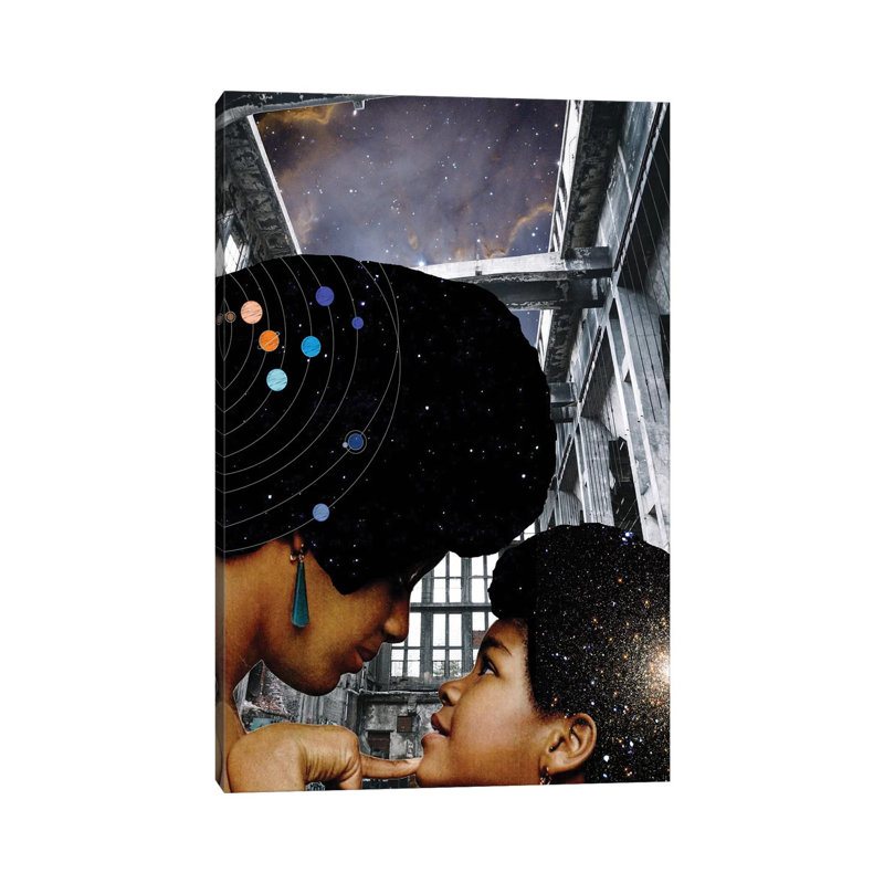 You Are My Universe by Kiki C Landon - Print on Canvas, Wrapped Canvas, 30.48 cm H x 45.72 cm W