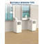 Climatiseur portatif 8 000 BTU, climatiseur portatif 3-en-1 avec modes froid, déshumidificateur et ventilateur, couvre les pièces jusqu'à 350 pieds carrés, mode veille, télécommande, minuterie et ensemble de fenêtre complète