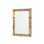 Brea Rectangle Brass Wall Mirror