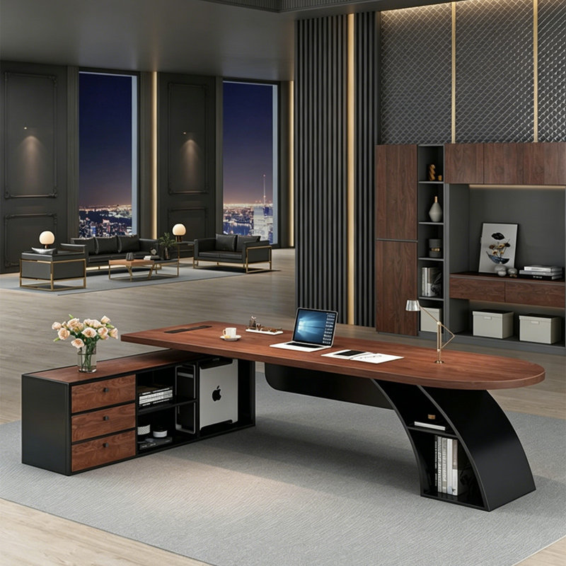 Bureau de direction 102,36 po, 29.53" H x 110.24" W x 59.06" D