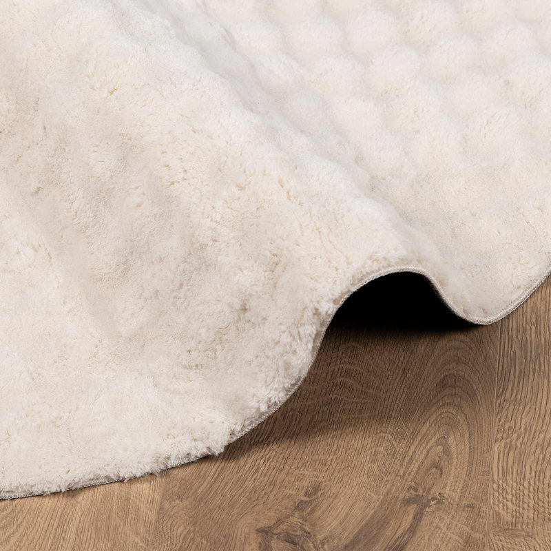 Modern Indoor Rug, Round 200 cm, Beige