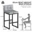 Counter Stool with Metal Frame-979822854-983675745