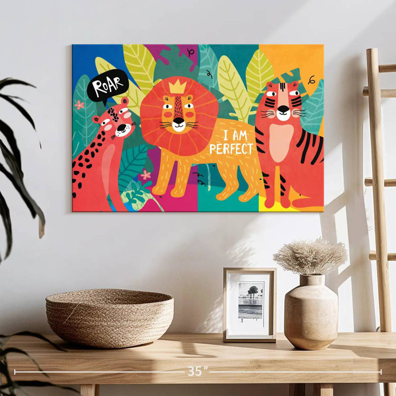 Ashelle Perfect Jungle Wild Cats, H 16 po x l 24 po